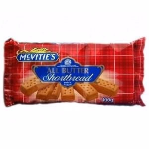 MCVITIES CHOCOLATE SHORTBREAD 100G